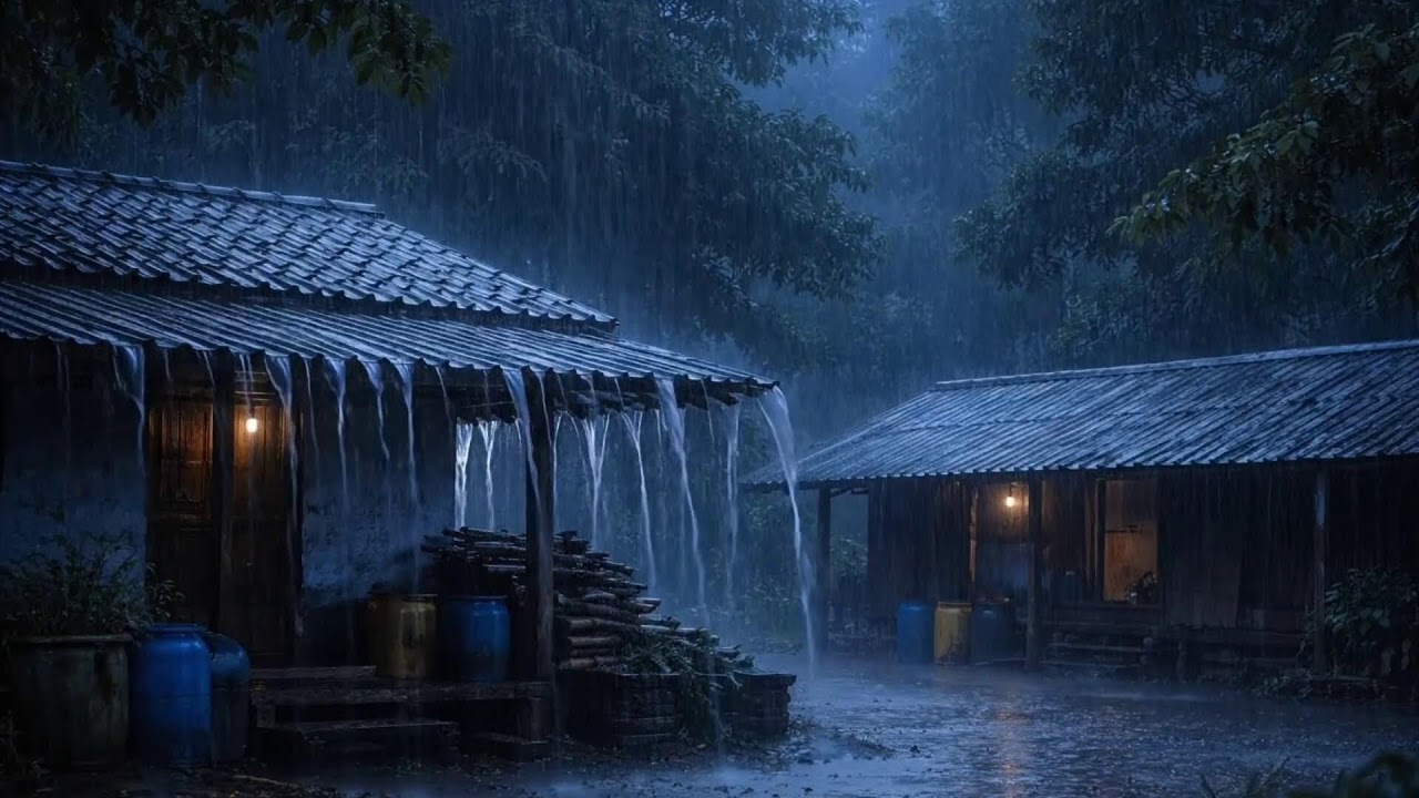 Soothing Heavy Rain for Deep Sleep &ndash; Relax Mind & Ease Anxiety Naturally