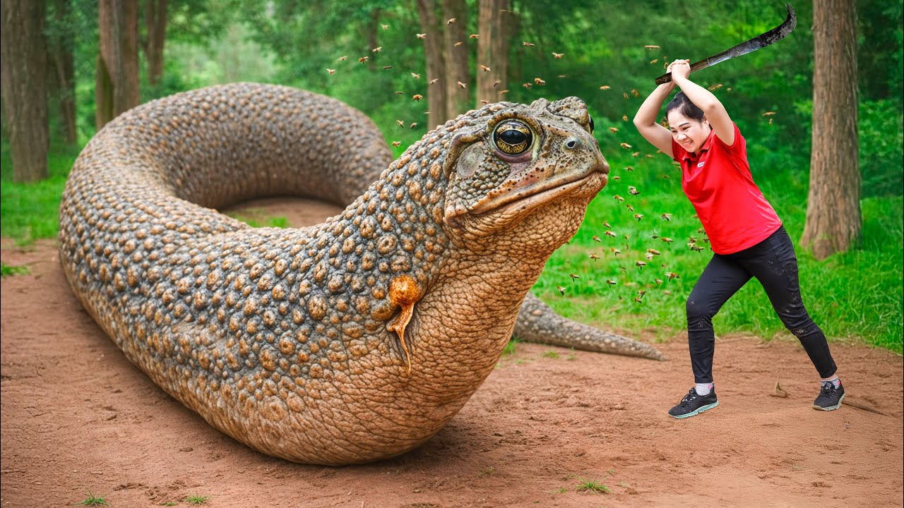 Harvesting Giant Divine Snake Yam & Go to Market Sell | recipe for tracing million-year-old yams