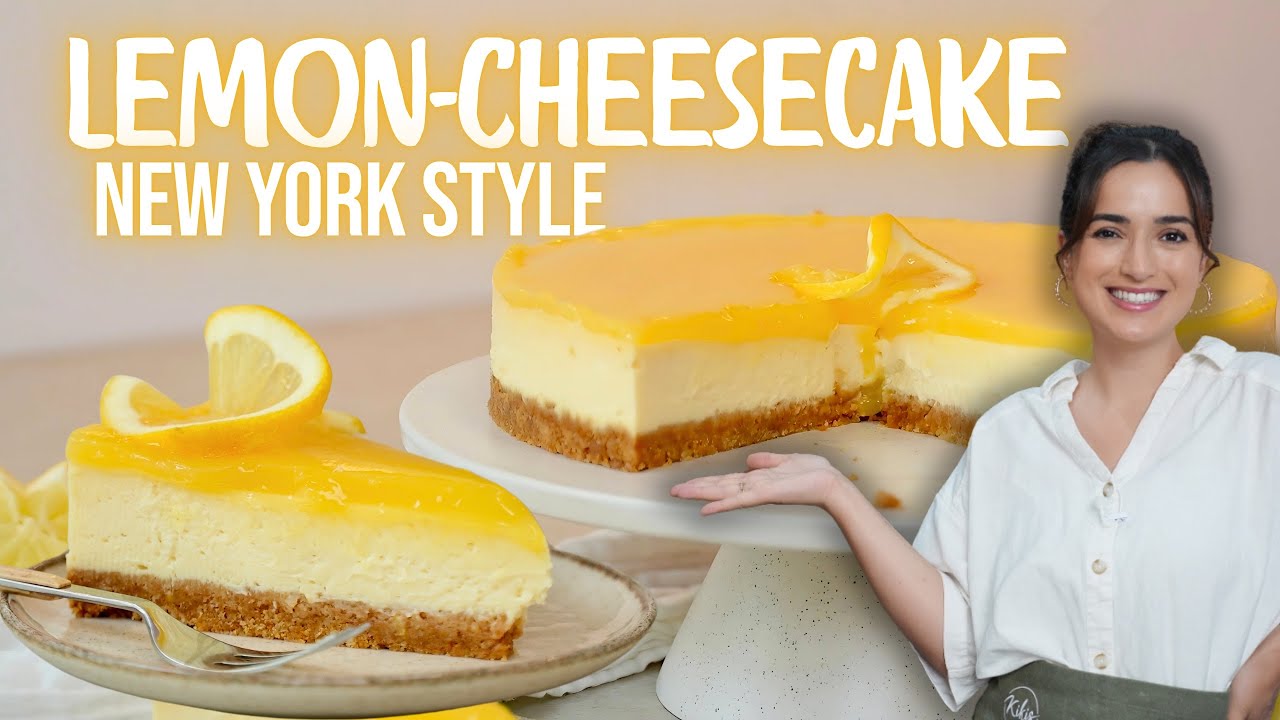 Fruchtigster Zitronen-Käsekuchen den wirklich jeder liebt 🍋 Lemon-Cheesecake New York Style