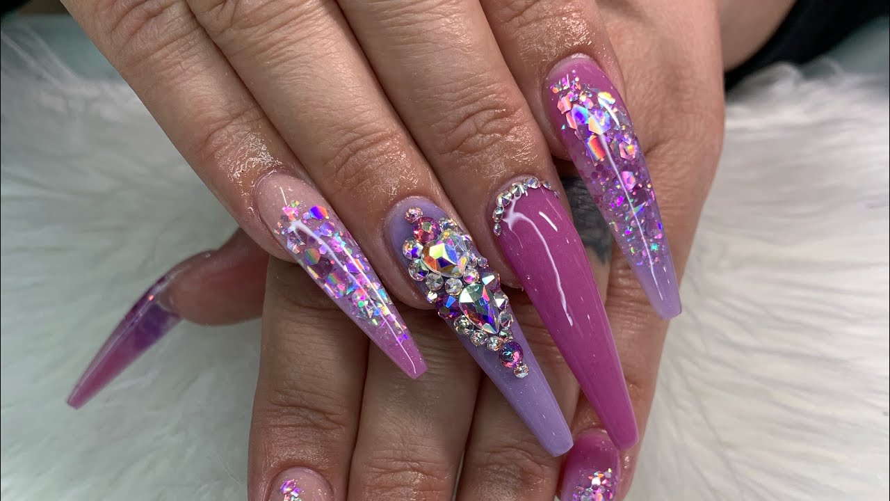 Xxl nail Client appointment | Valentine’s Day flare | Part 1 | Acrylic lay