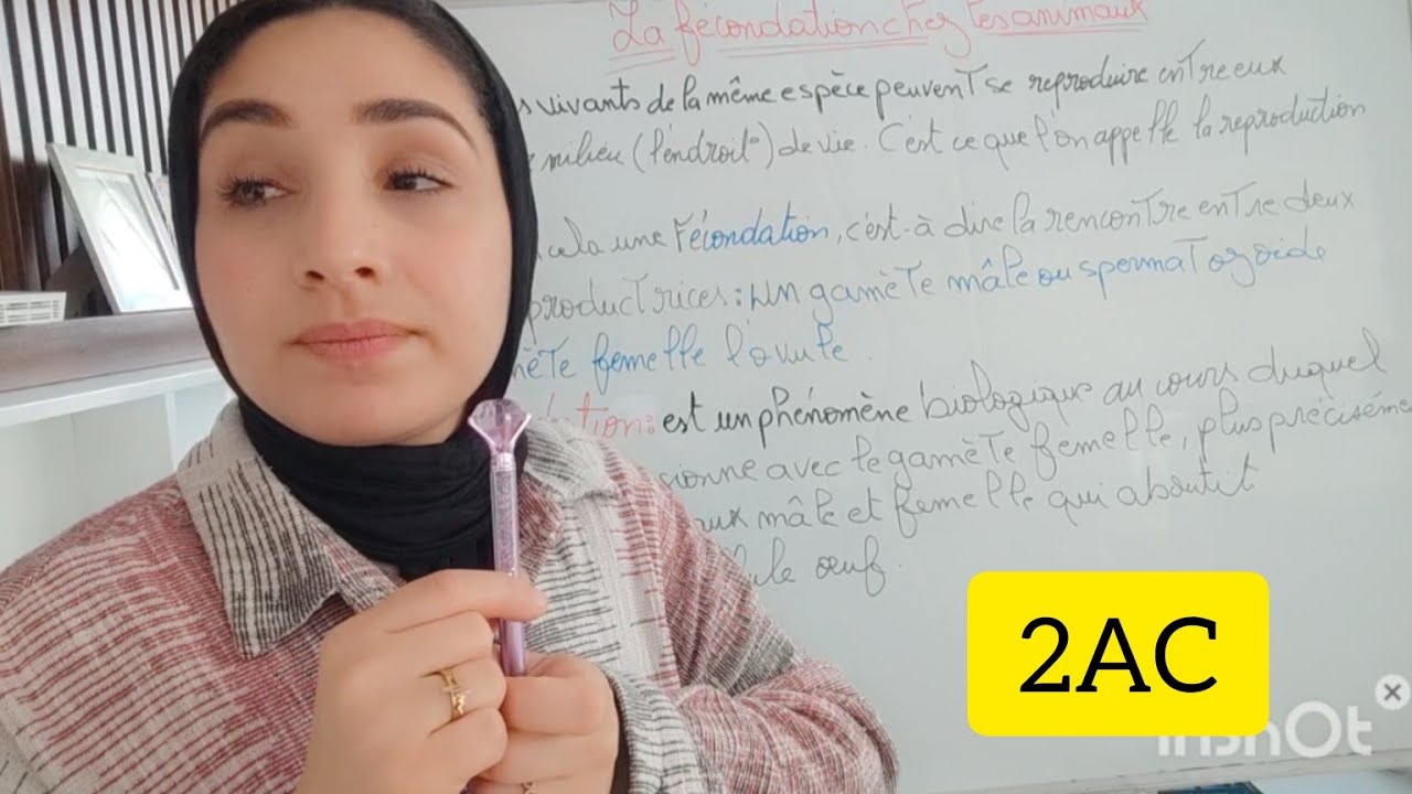 la fécondation chez les animaux الإخصاب عند الحيوانات (شرح الدرس)