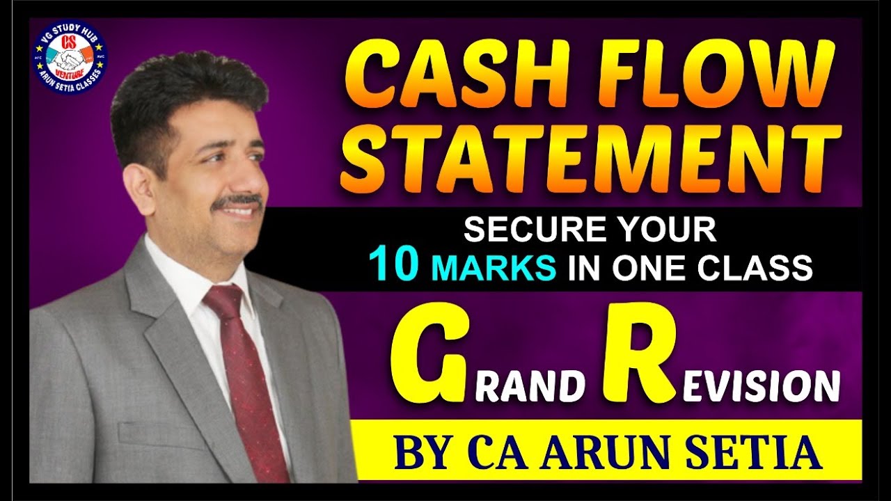 🔴GRAND REVISION  FSM / CMA /CAFM🔴CASH FLOW STATEMENT 🔴 | December 2023 I CS Executive |