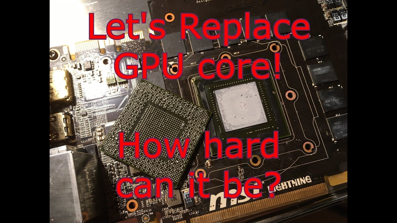 My first attempt at replacing GPU core | GTX580 CoreSwap