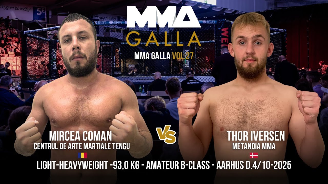 Mircea Coman ((Centrul de Arte Martiale Tengu - CC) Vs. Thor Iversen (Metanoia MMA - DK)