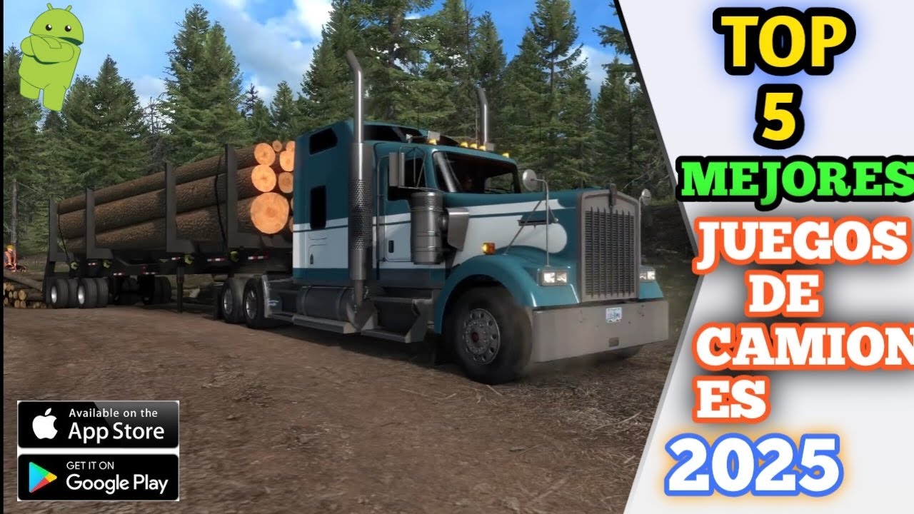 TOP 5 Mejores juegos de camiones para Android/ iOS 2025🚛📱😱