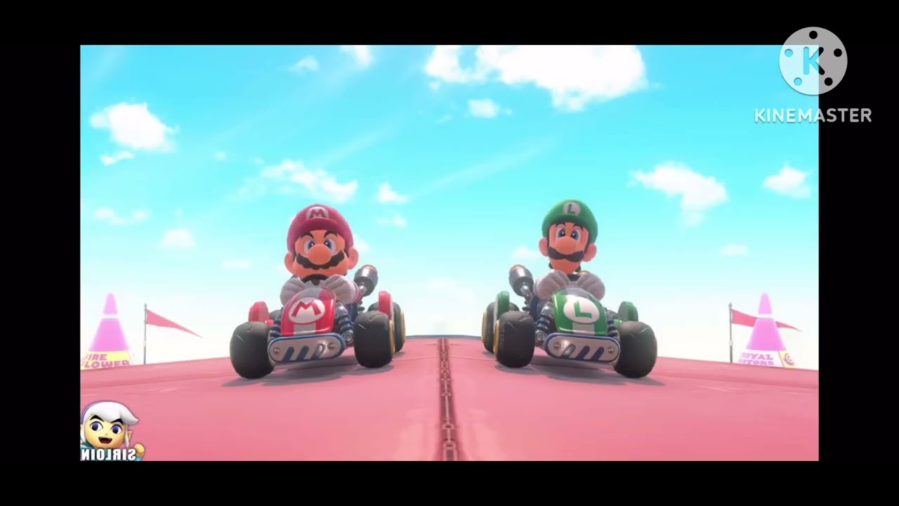 Mario kart world mirror mode cutscene but I made it normal