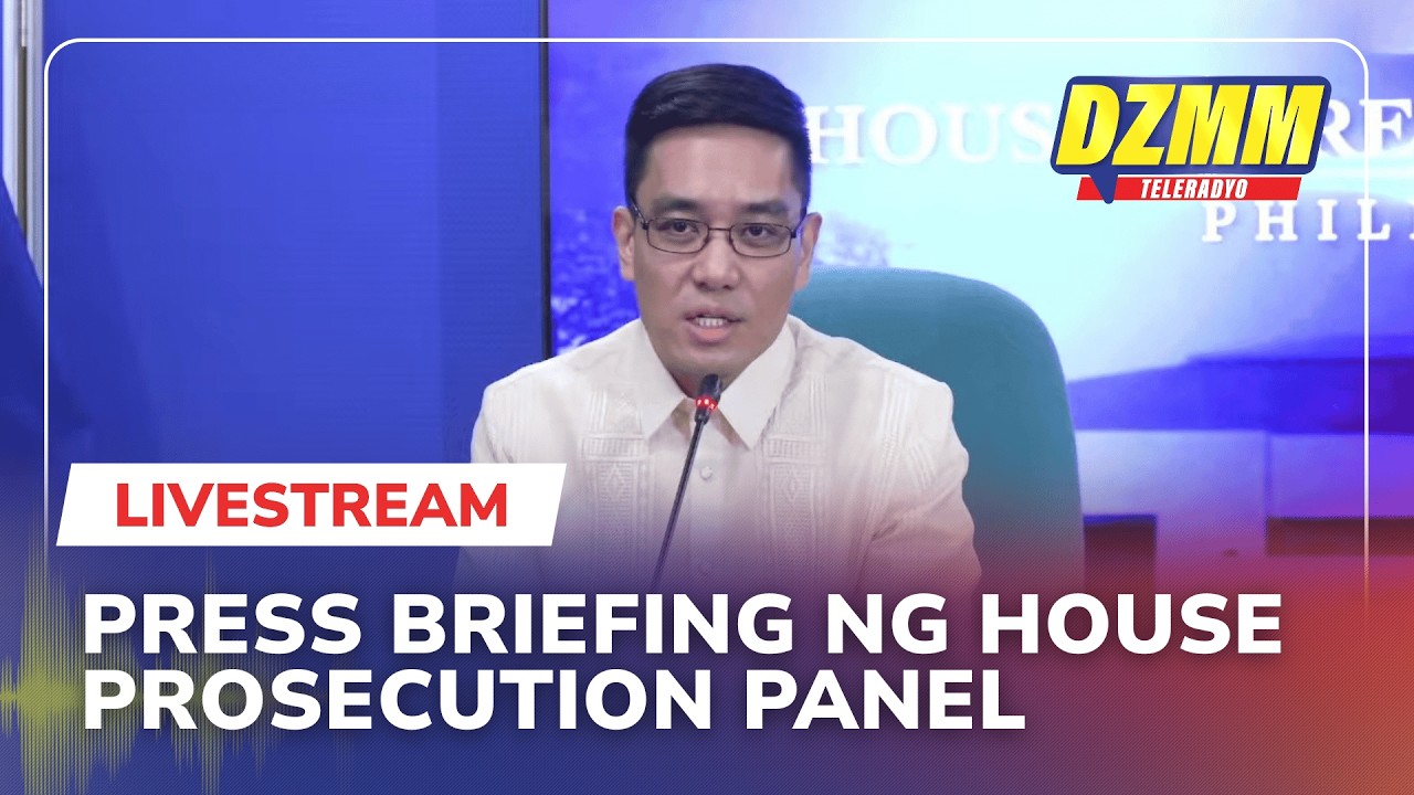 LIVE: House prosecution panel holds press briefing | (20 July 2026)
