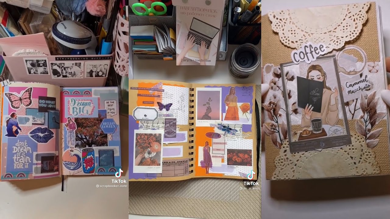 tiktok asmr journaling compilation