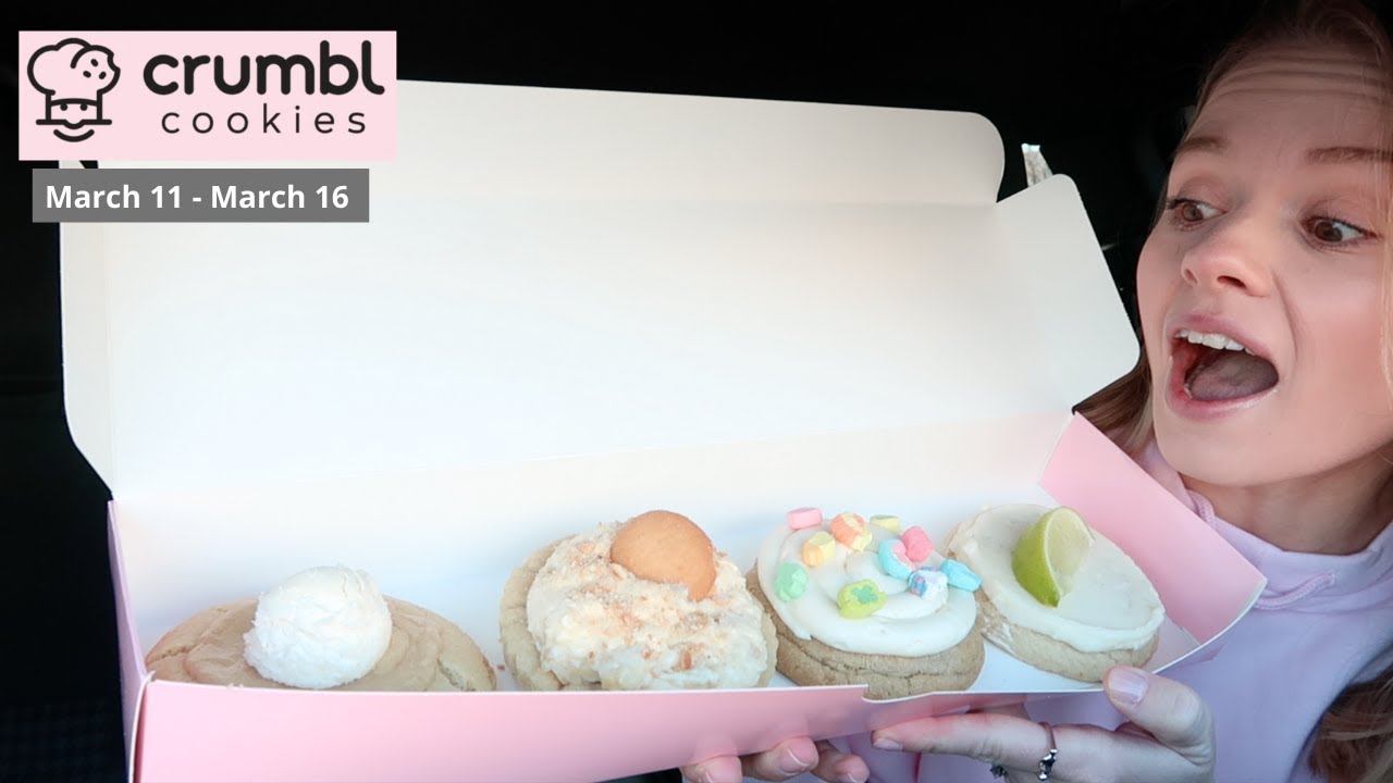 CRUMBL COOKIES THIS WEEK | buttermilk pancake, coconut lime, mallow creme, mint brownie batter