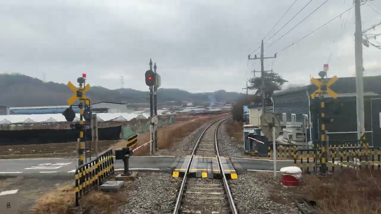 [4K] 중앙선 무궁화호 후부전망 주행영상ㅣ영천역~신녕역간