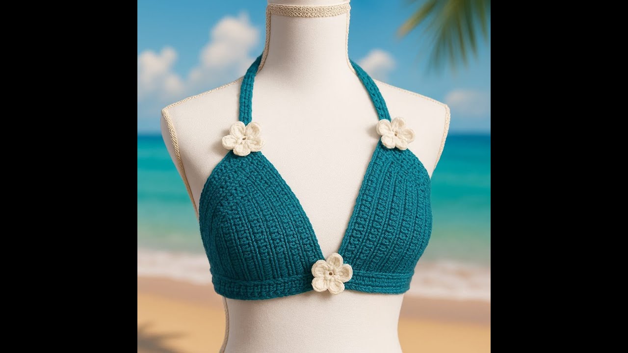 Tutorial Bikini all'Uncinetto 👙 Facile da Realizzare e Davvero Unico!!!