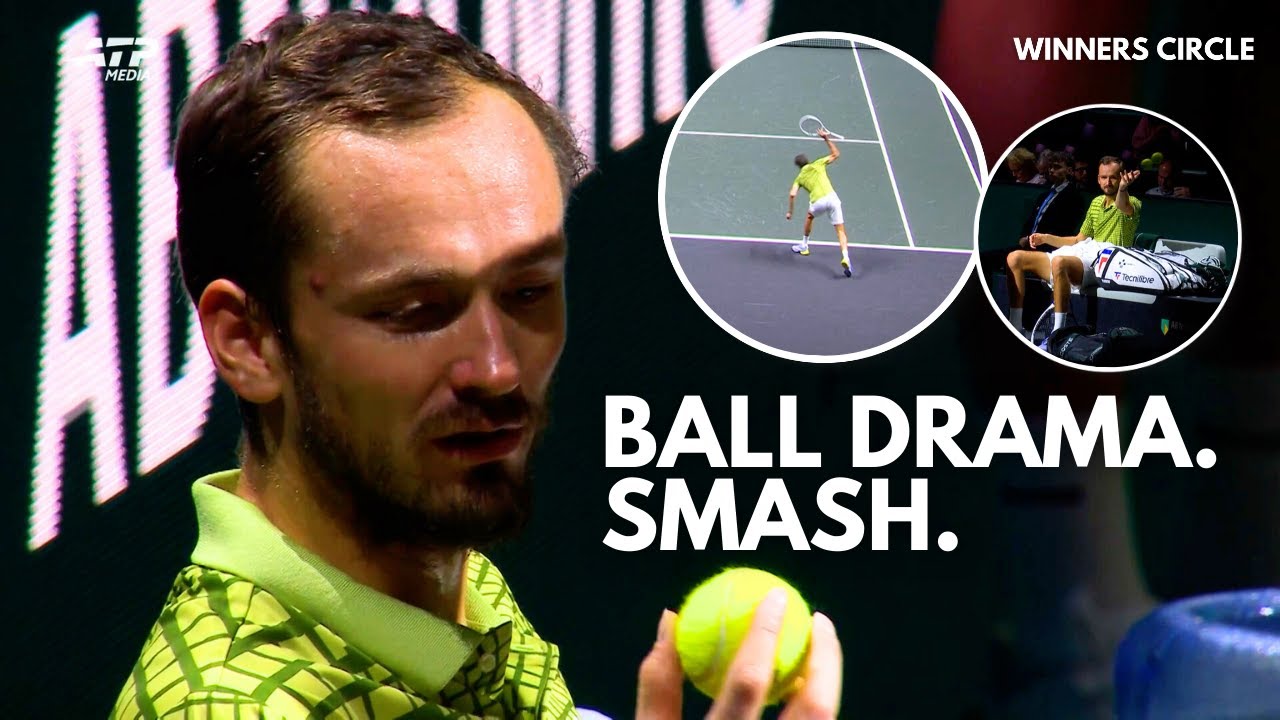 Is This Medvedev’s Most Bizarre Meltdown Yet? Racket Smash & Ball Drama Grips Rotterdam