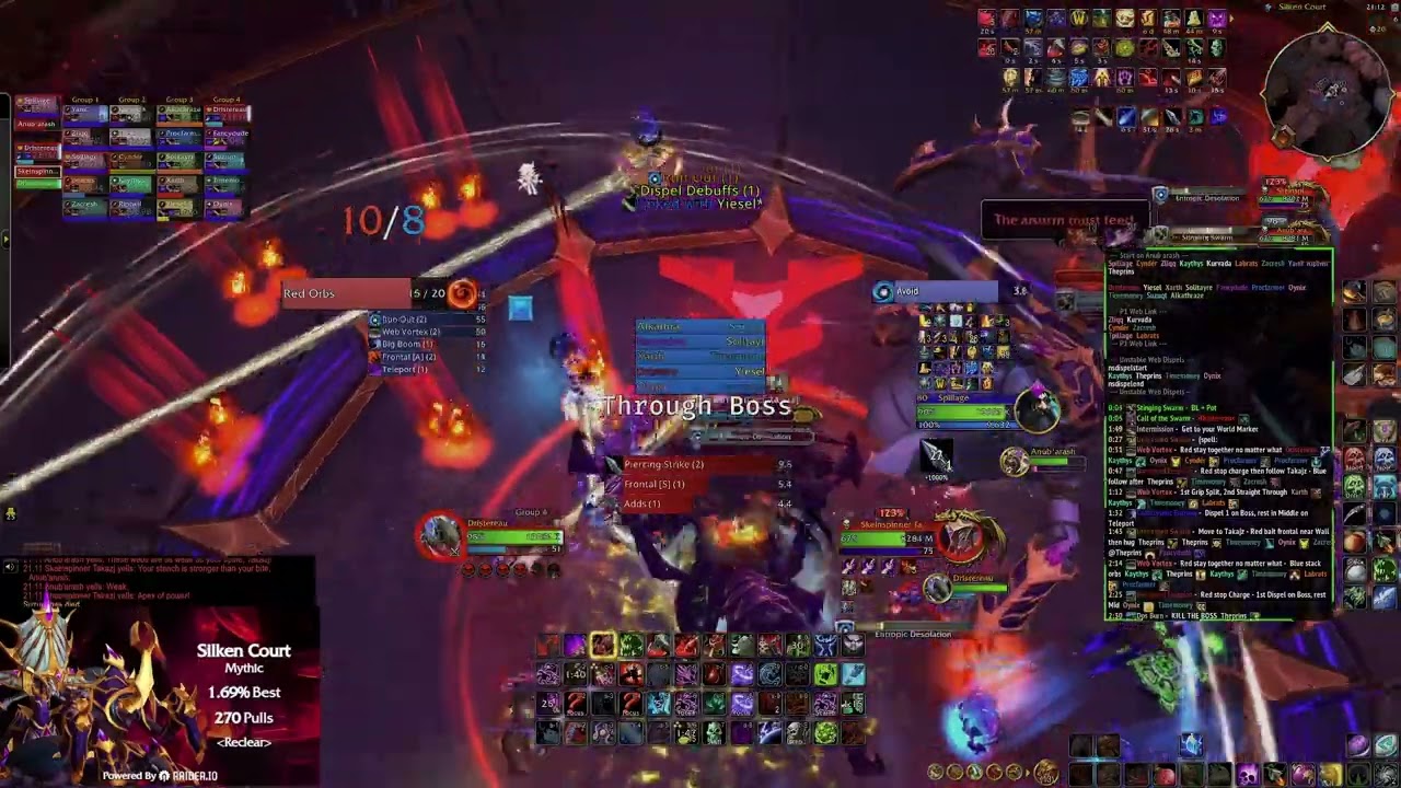 Reclear vs Silken Court (Mythic)