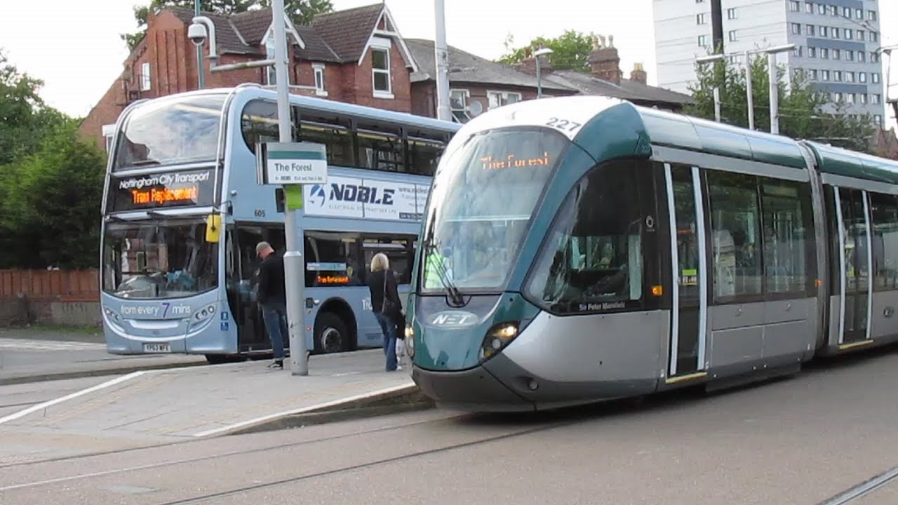 Nottingham Tram Replacement August Bank Holiday 2017