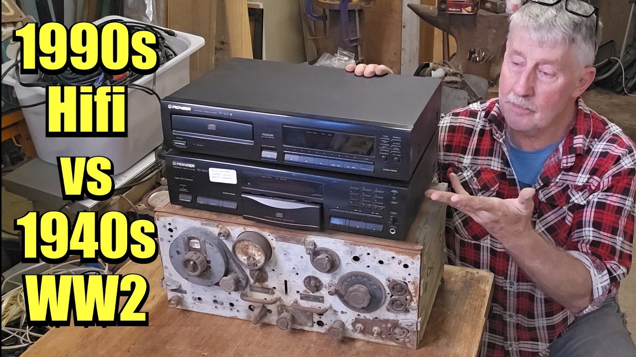 Vintage Pioneer CD Players & Rare 1940s WW2 Radio Transceiver! (Shed Clean Out Ep. 173)