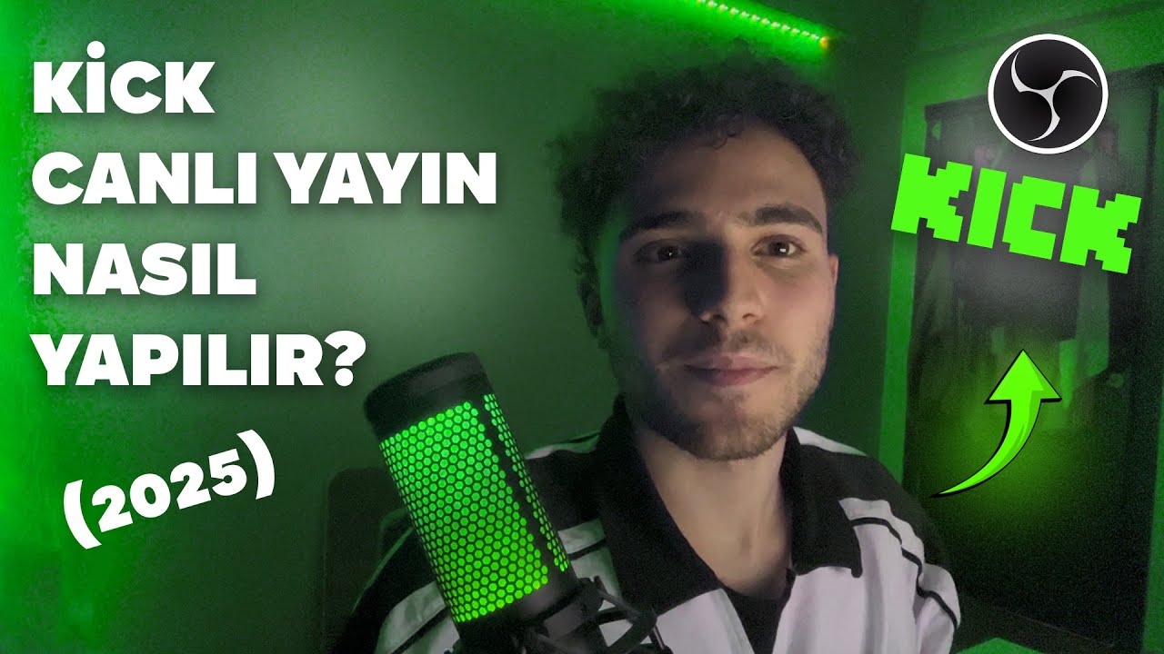 OBS Studio ile Kick Yayını Nasıl Açılır? | Adım Adım Rehber (2025) 🚀