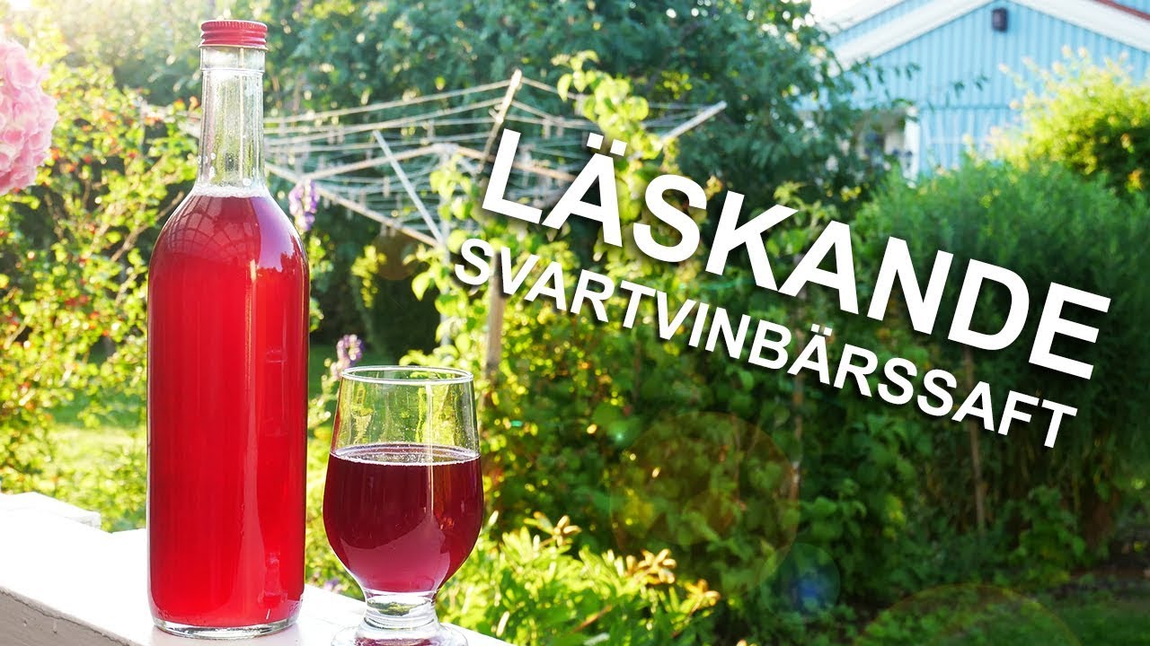 Läskande svartvinbärssaft!