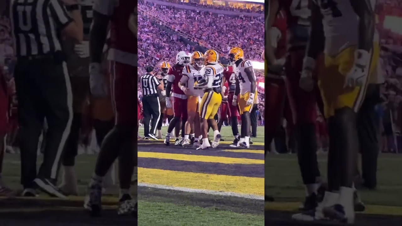 Caden Durham got that DAWG in him 😂 #LSU