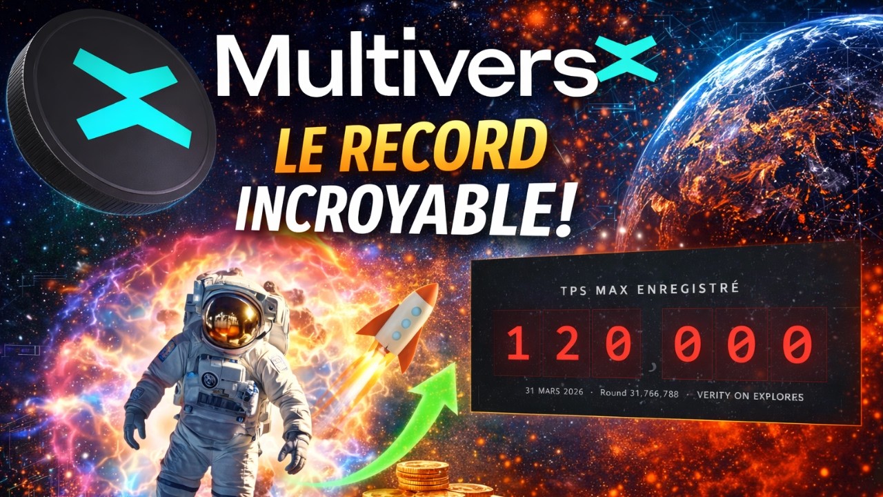 🔥 Record de 120K TPS sur le r&eacute;seau MultiversX 🚀