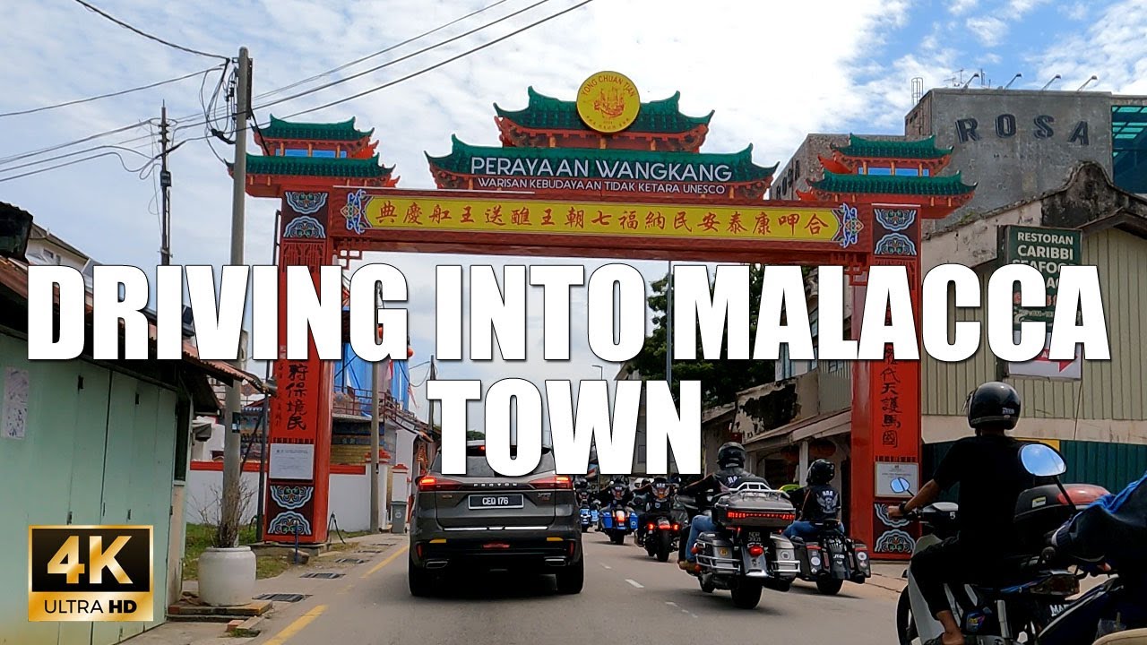 DRIVING TO MALACCA TOWN 4K 60FPS