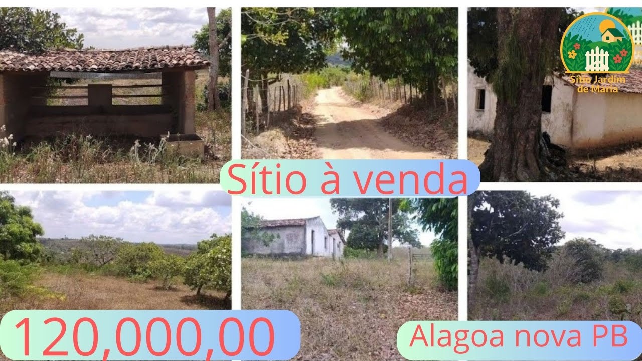 SÍTIO À VENDA COM DUAS HECTARE DE TERRA LOCALIZADO NO SITIO SAO TOMÉ EM ALAGOA NOVA PARAIBA