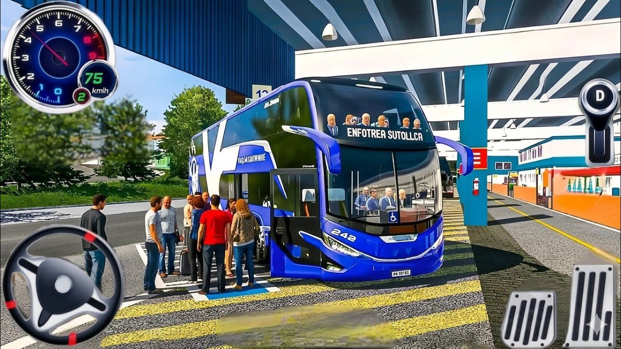 Highway Bus Driving Game 2026 _ Euro Coach Bus Game 3D Simulator _ Bus Game Android Gameplay
