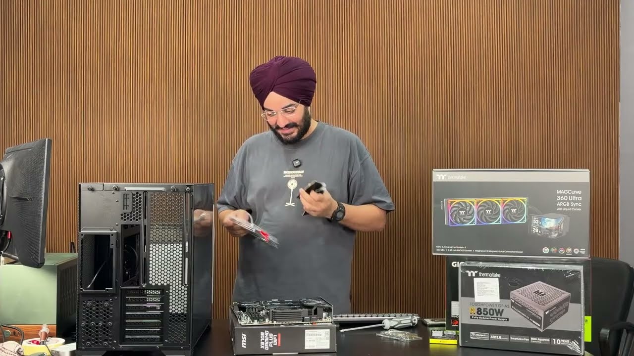 Live Build: Ryzen 9 9900X3D + RTX 5070Ti 16GB | Noida Rs. 3,16,950/-