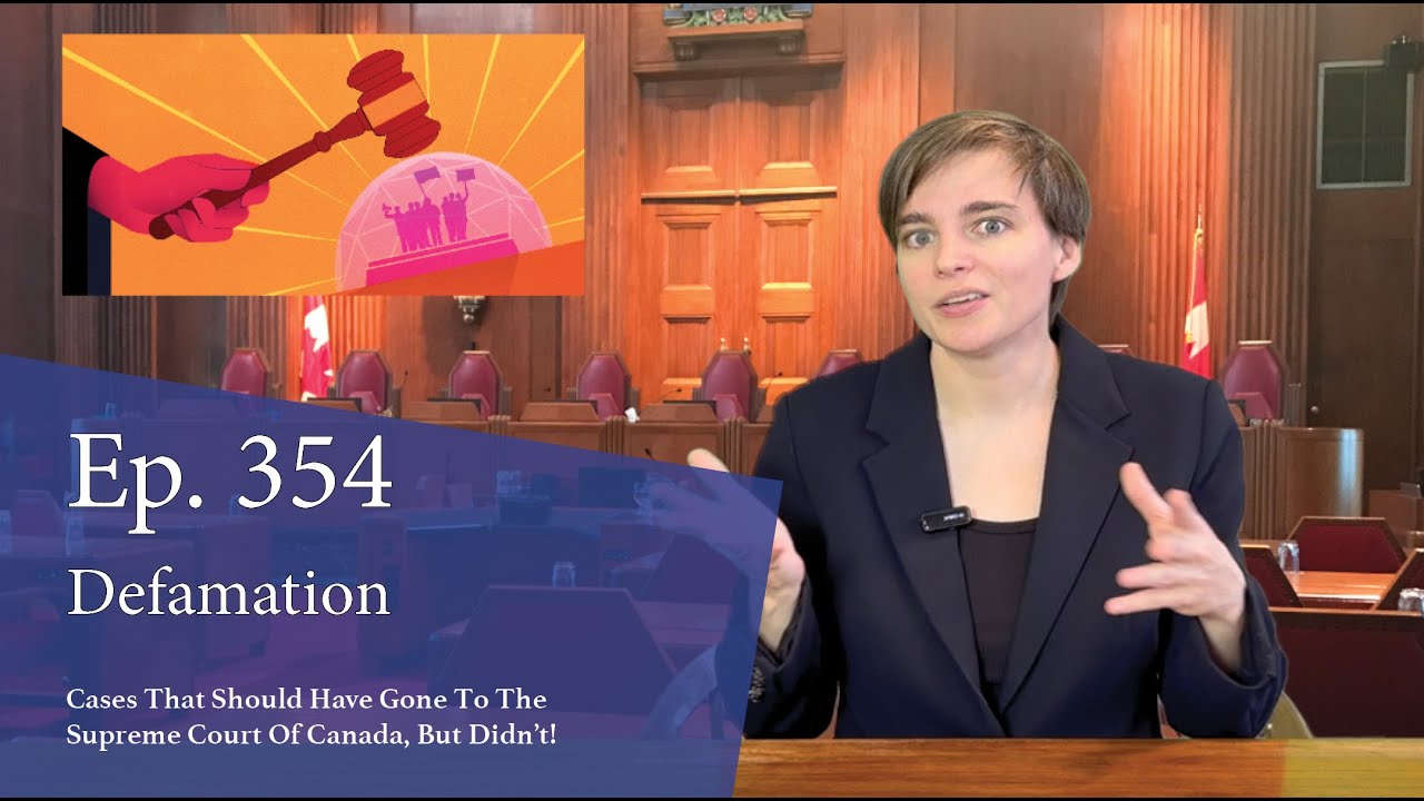 Defamation: Cases That Should Have Gone to the Supreme Court of Canada, But Didn't!