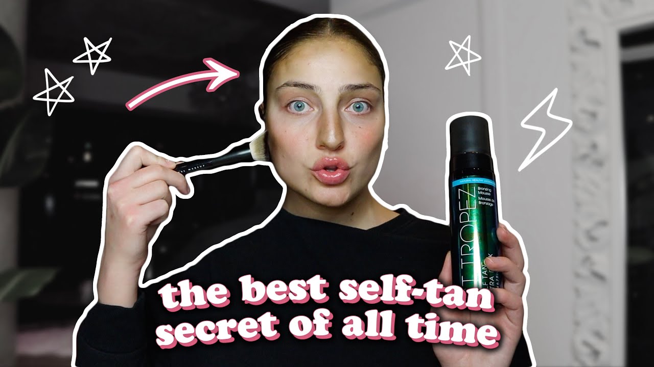 how to contour your face with self-tanner (semi-permanent makeup)