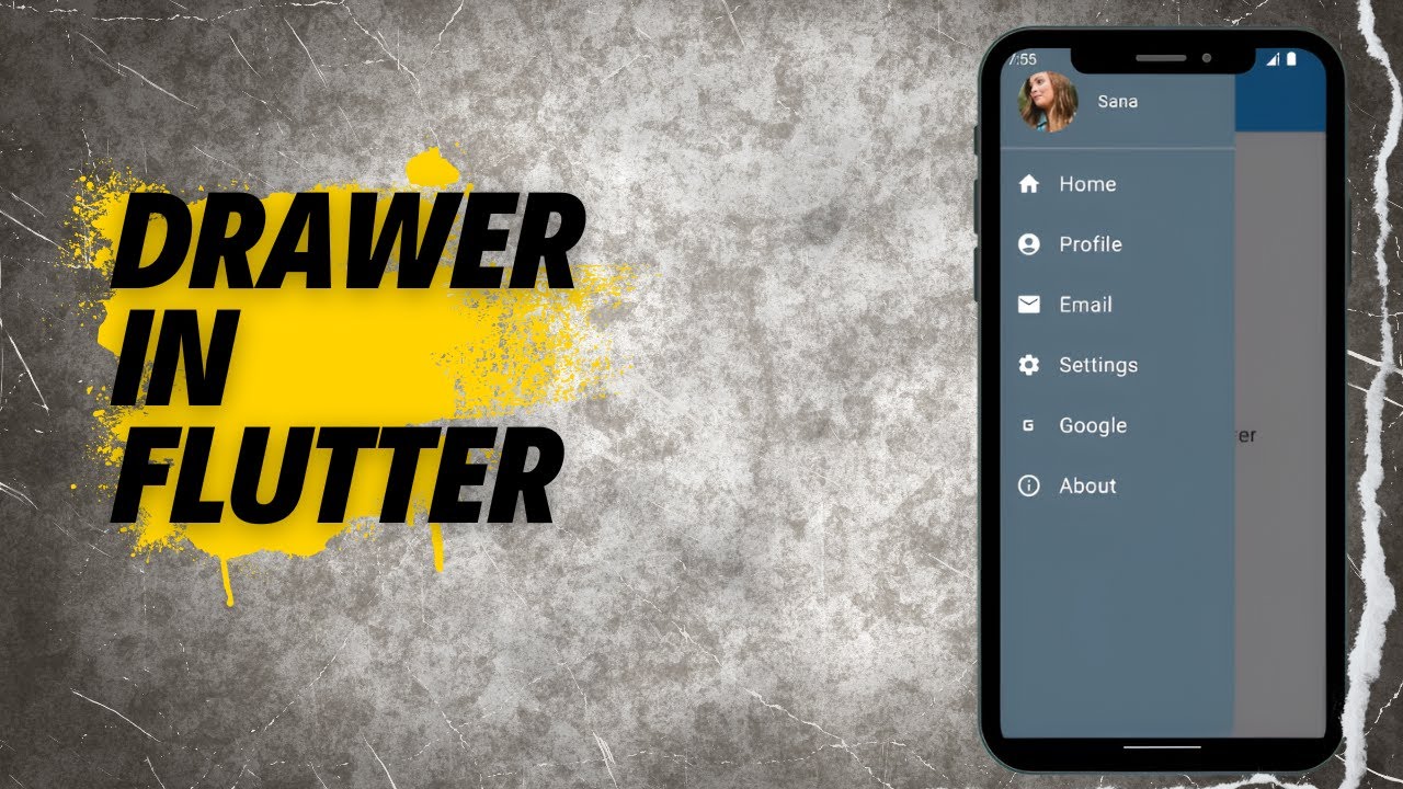 ✨How to Create Drawer in Flutter📱 | Flutter Sidebar #viralvideo #video #flutter