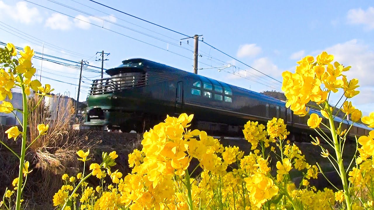 ４Ｋ版 87系 トワイライトエクスプレス瑞風 千妻踏切 20250404　Twilight Express Mizukaze 04Apr2025 Senduma Railroad Ⅽross 4K