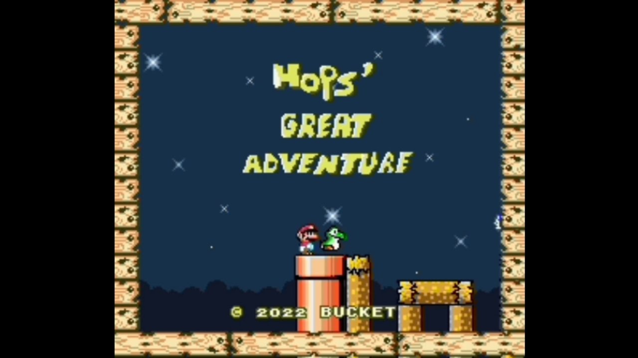 HOPS THE GREAT ADVENTURE SMW HACK