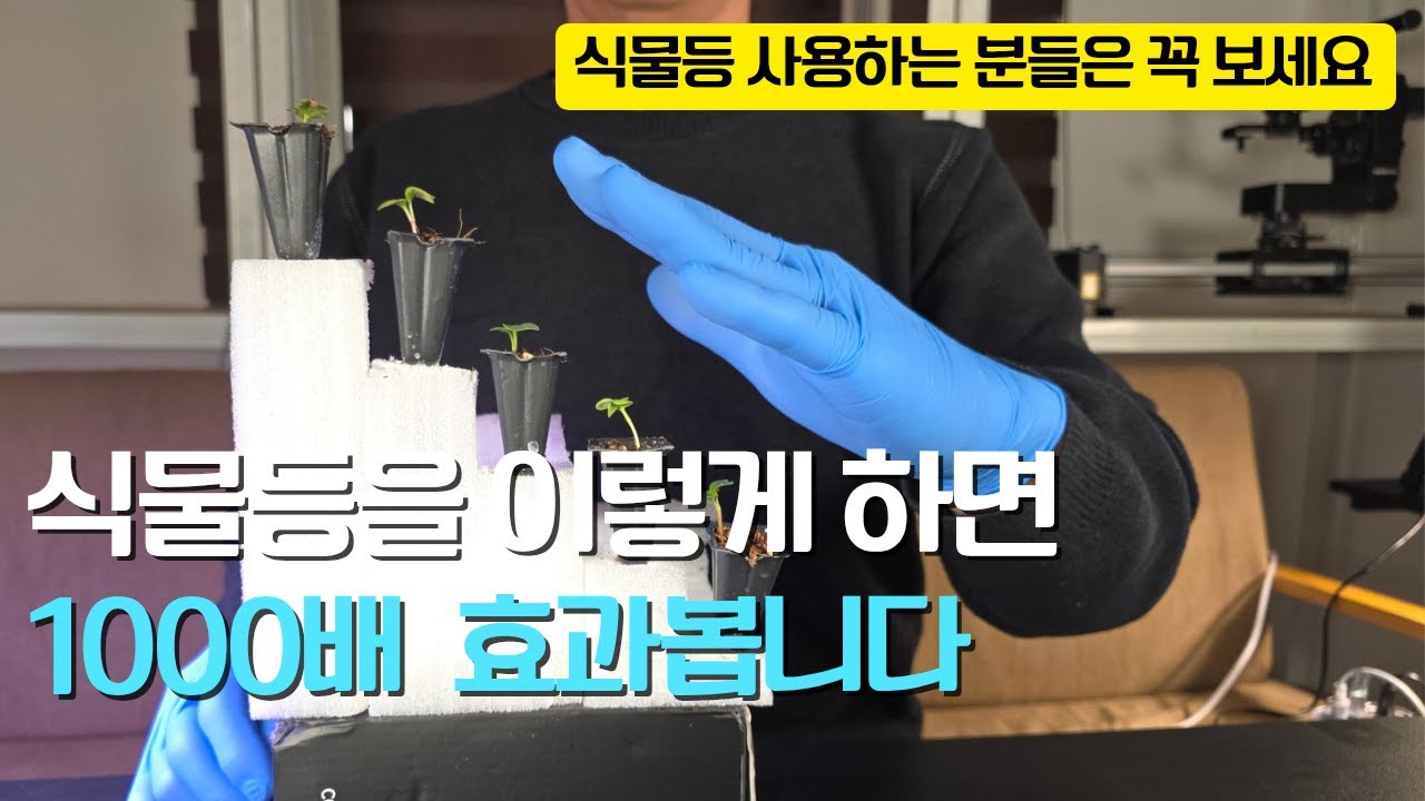 176. 아무도 안가르쳐 주는 식물등 제대로 사용하는 간단한 방법입니다