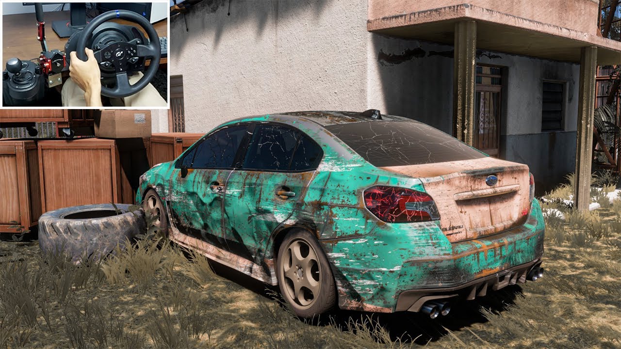 Rebuilding SUBARU WRX STI (1000HP V8 Engine) - Forza Horizon 5 | Thrustmaster T300RS gameplay