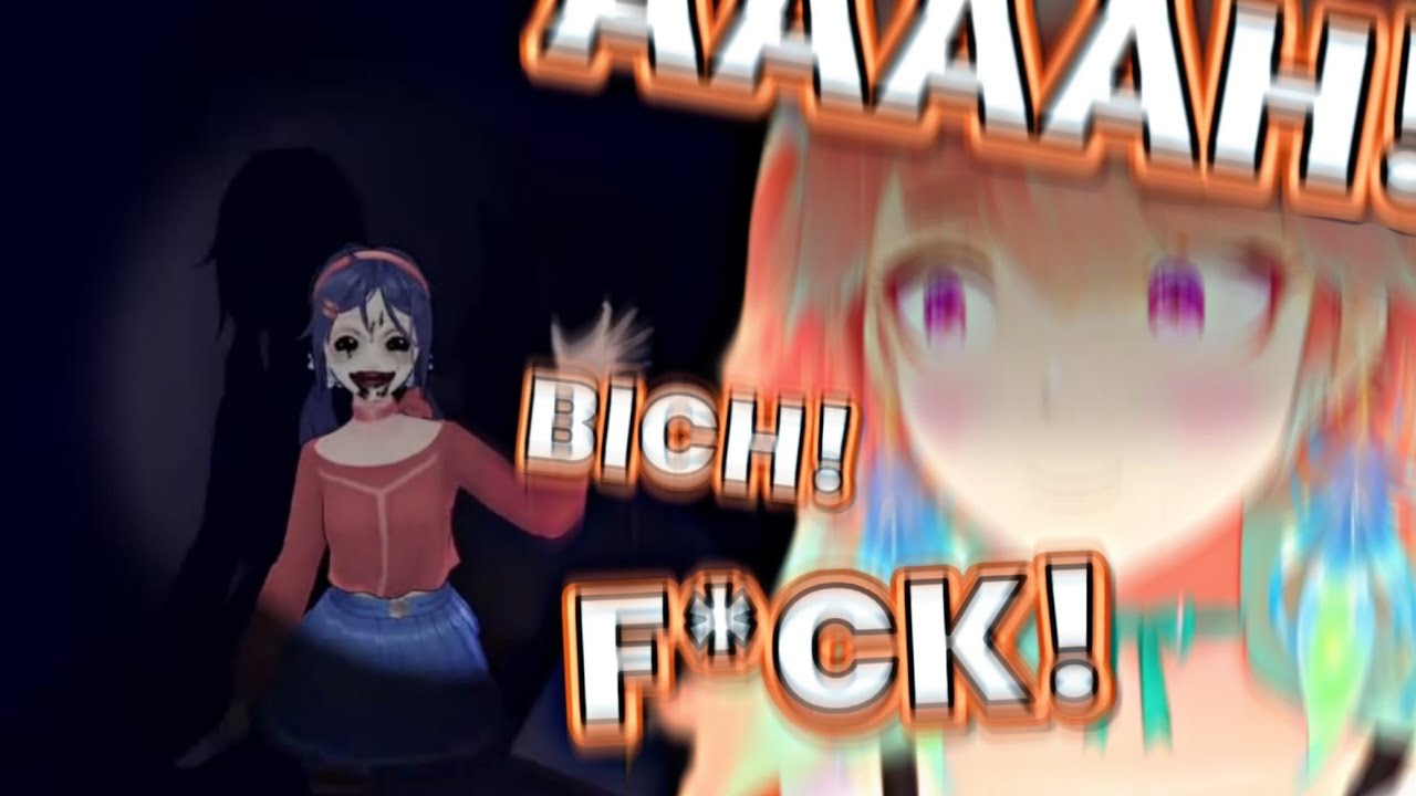 Kiara gets jumpscares and scary moments in Miside [HololiveEN]