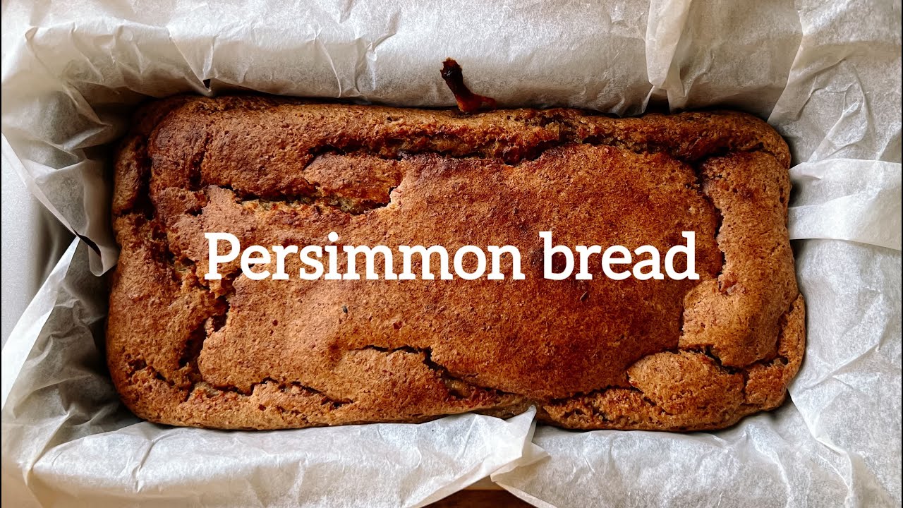This is a very winter recipe: Persimmon bread recipe