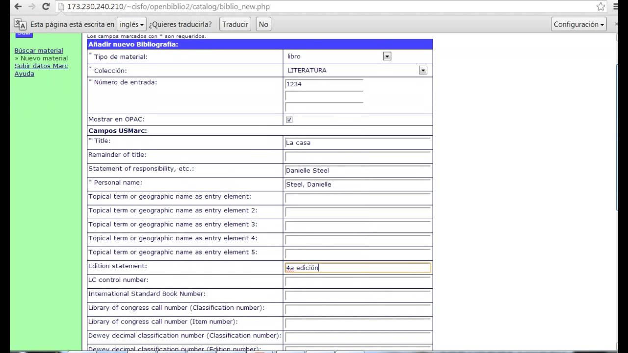 Open Biblio   tutorial