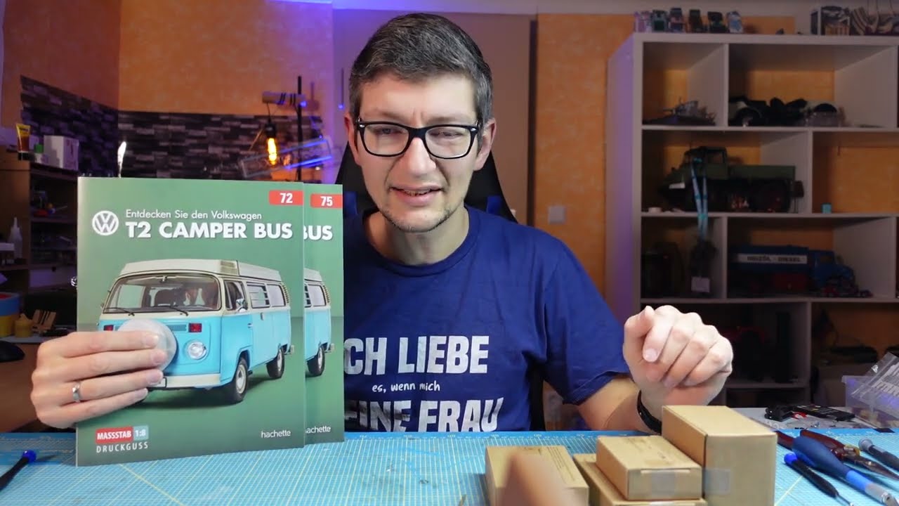 Bau den VW Bus Hachette bis Ausgabe 75