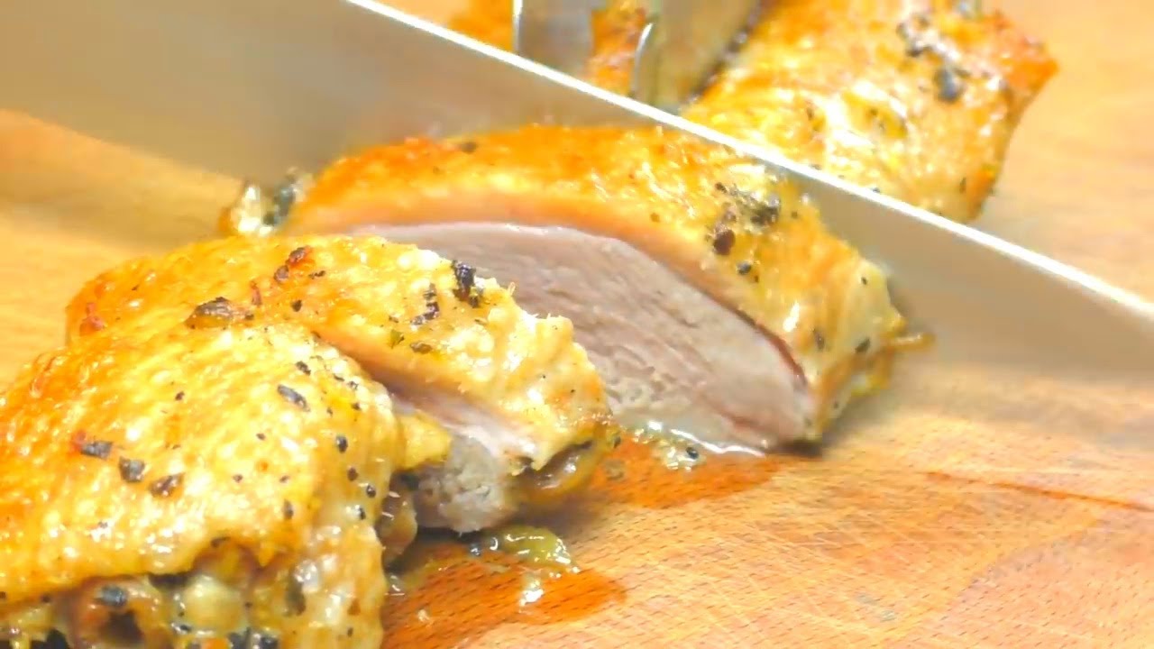 Очень вкусный рецепт утки. Утка с брусничным соусом и сложным гарниром.