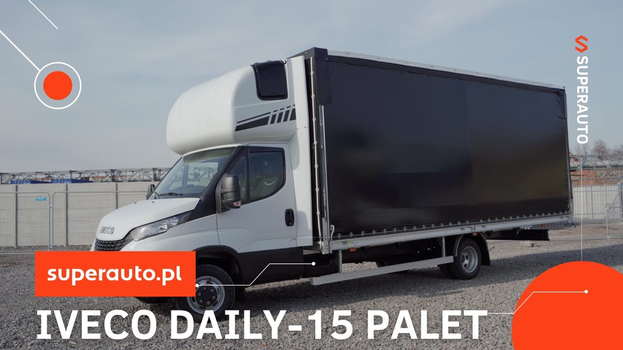 IvecoDaily 3.0 180KM 2021 z zabudową międzynarodową 15 Europalet Superauto