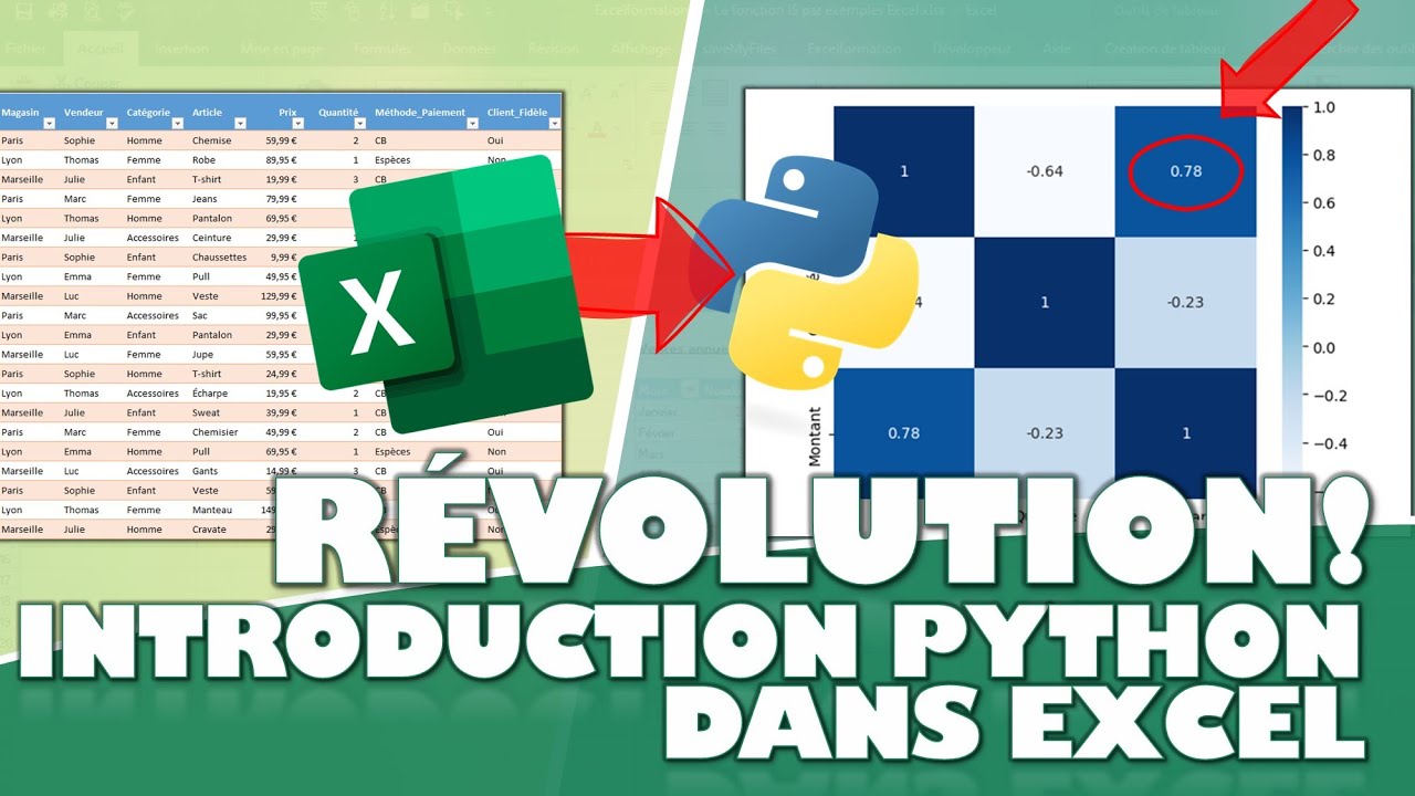 RÉVOLUTION EXCEL 2025 : Comment analyser vos données 10 fois plus vite grâce à Python !