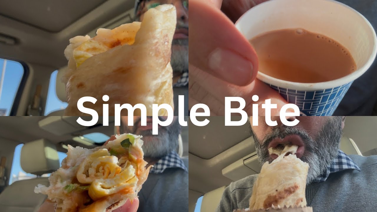 Eating a Paratha Sandwich | A Small Break