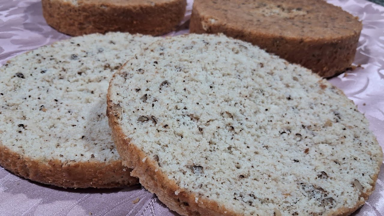 PÃO DE LÓ DE NOZES! MASSA PROFISSIONAL.CONFEITEIROS ESSA MASSA É ESPECIAL.