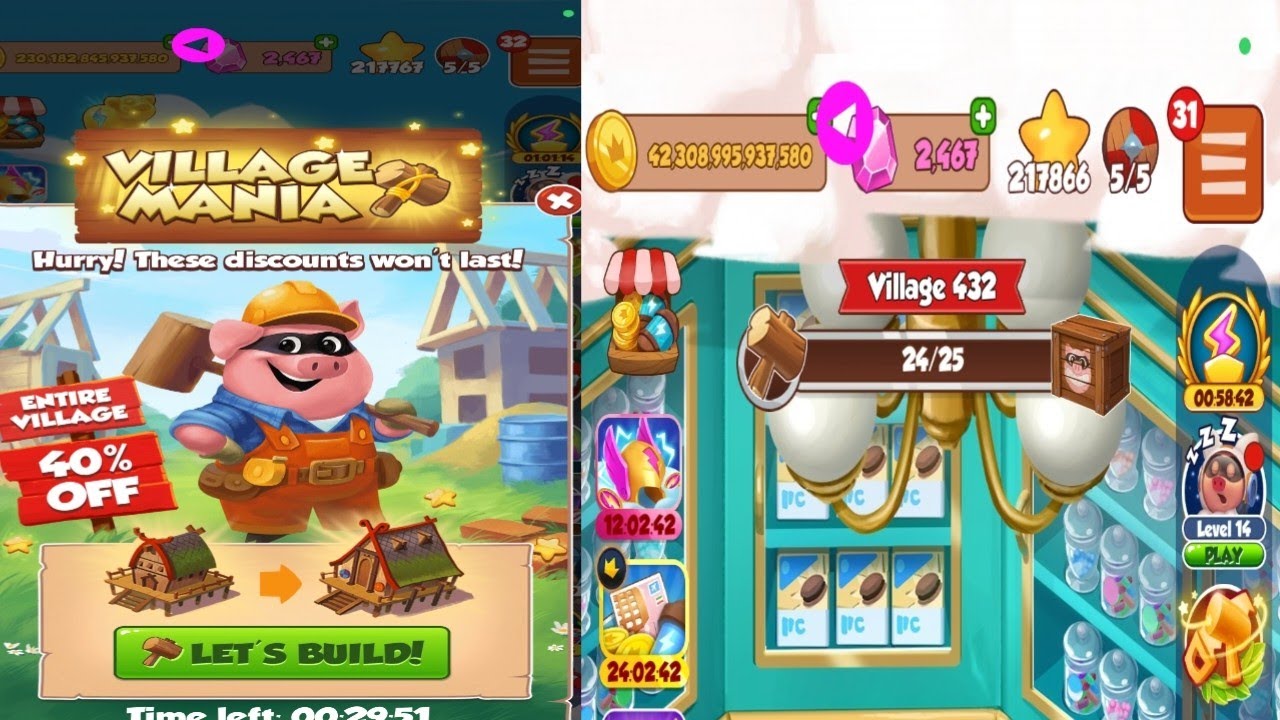 Coin master village level 429 To 432 Highest level