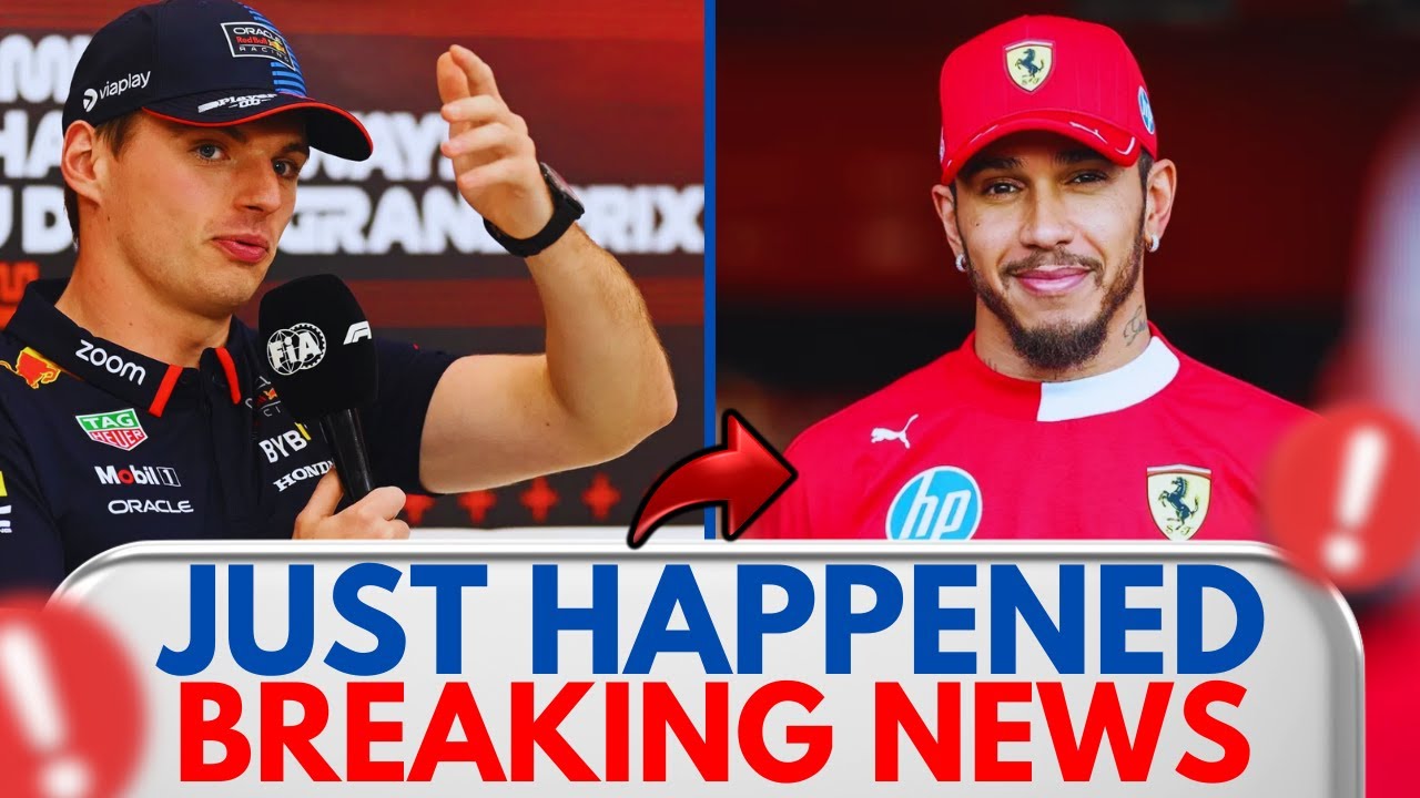 Verstappen BRUTALLY Honest &mdash; Says Hamilton&rsquo;s &lsquo;Nightmare Season&rsquo; Is About AGE! - f1 news
