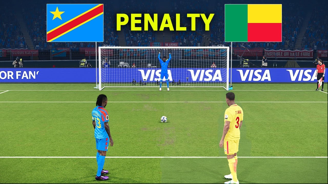 CONGO DR vs BENIN - PENALTIES | Africa Cup of Nations 2025 AFCON | PES Gameplay