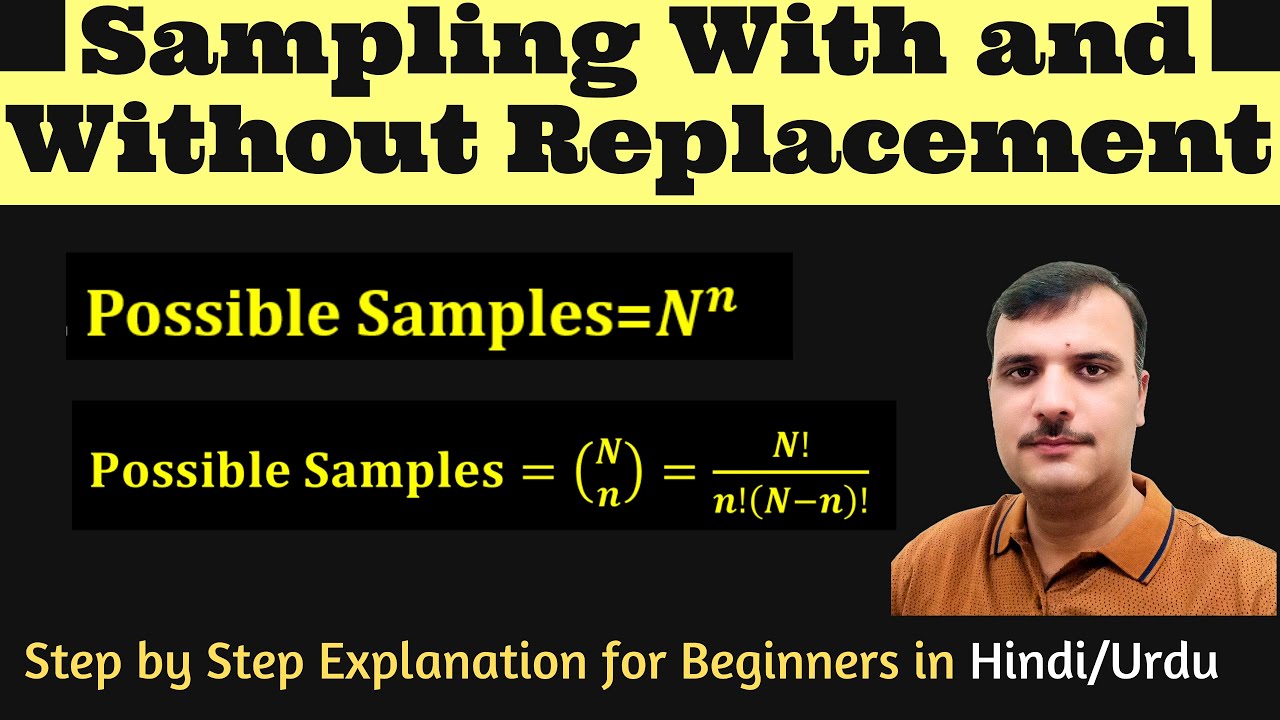 Sampling With and Without replacement