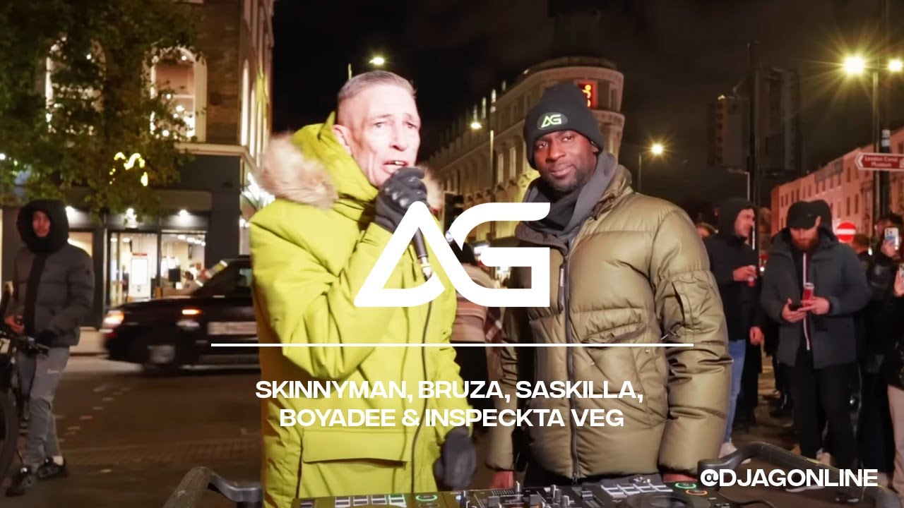 Skinny Man, Bruza, Boyadee, Saskilla и Inspectkta Veg вживую из Кингс-Кросс | DJ AG