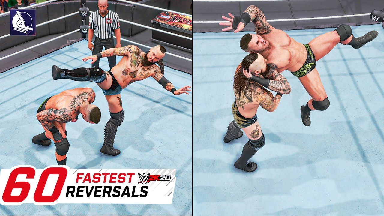 Top 60 Fastest Finishers (Reversals!) in WWE 2K20