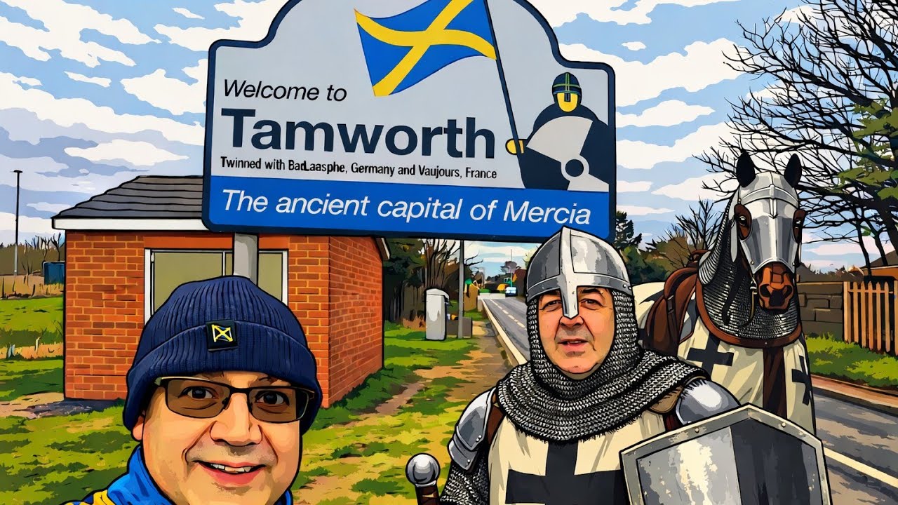 Tamworth the Capital of the Kingdom of Mercia. 🌟 Ⓜ️ ✝️ 🏰 🍴 